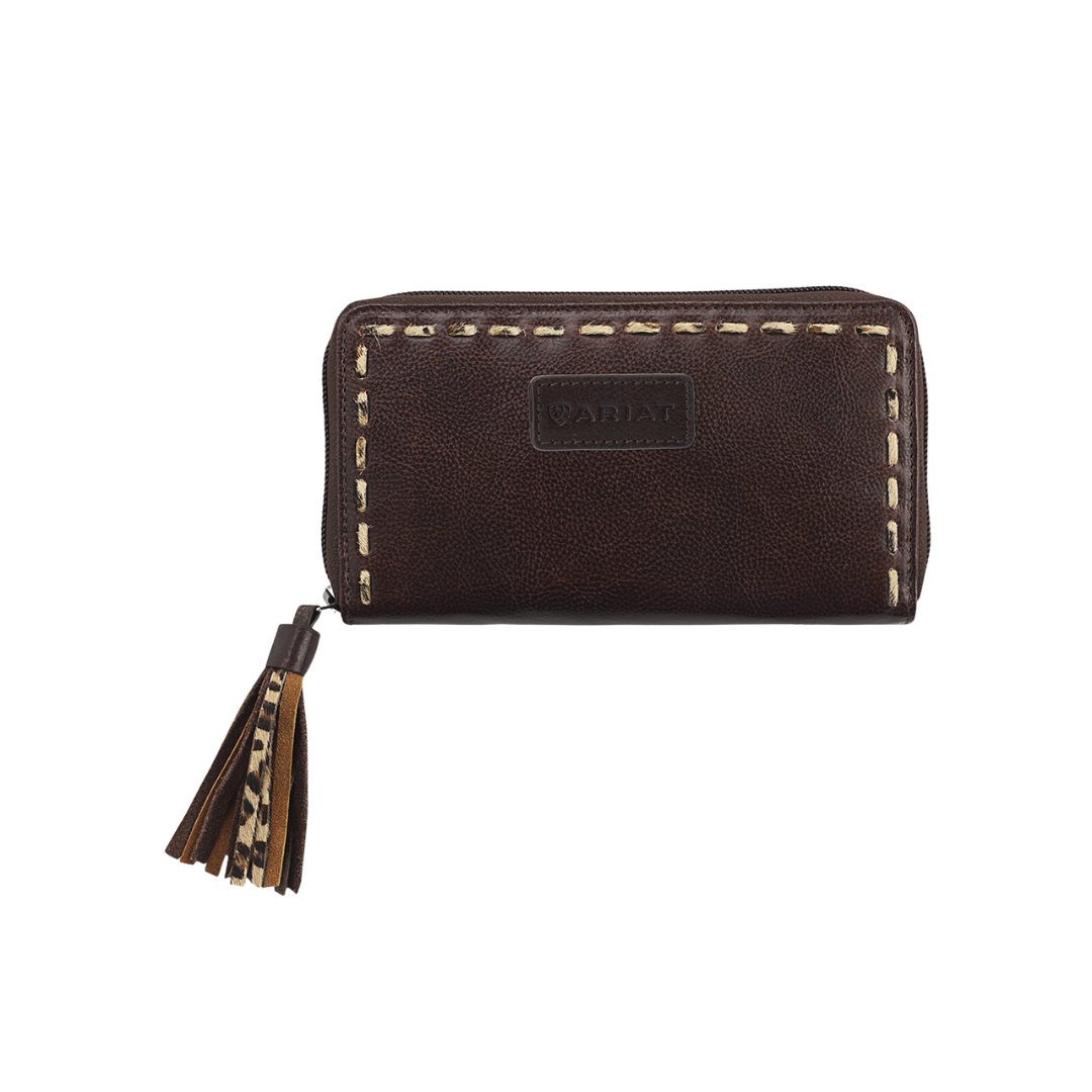 Ariat Women's Thelma Wallet Dark Brown