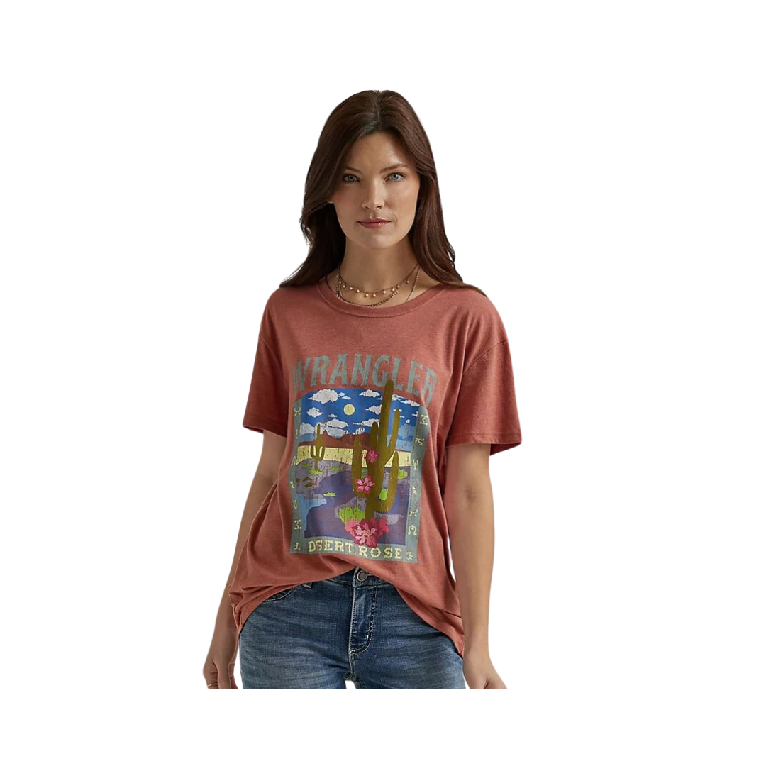 Wrangler Ladies Western Graphic Boyfriend T-Shirt