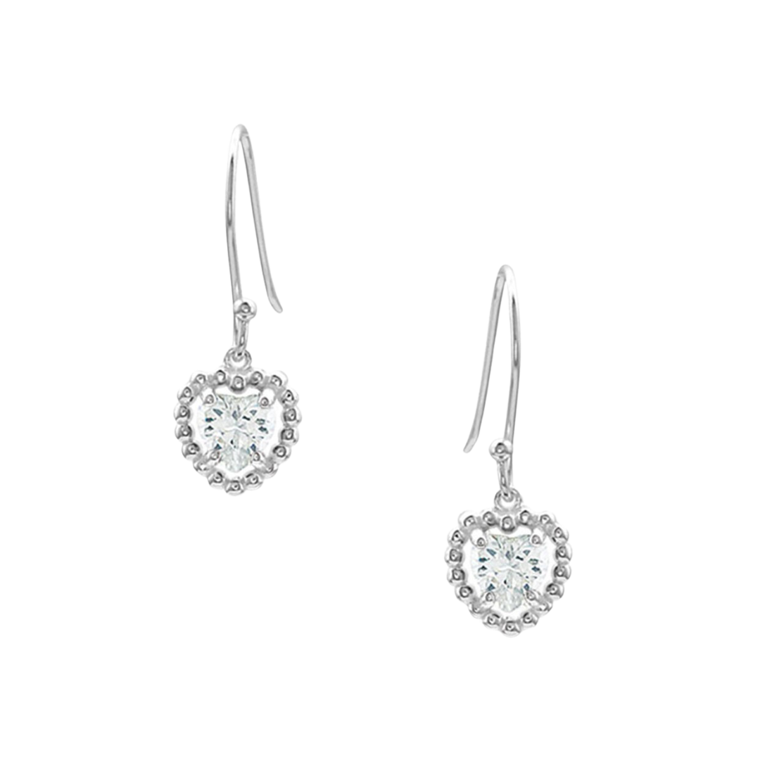Montana Silversmiths Women's Frozen Heart Earrings