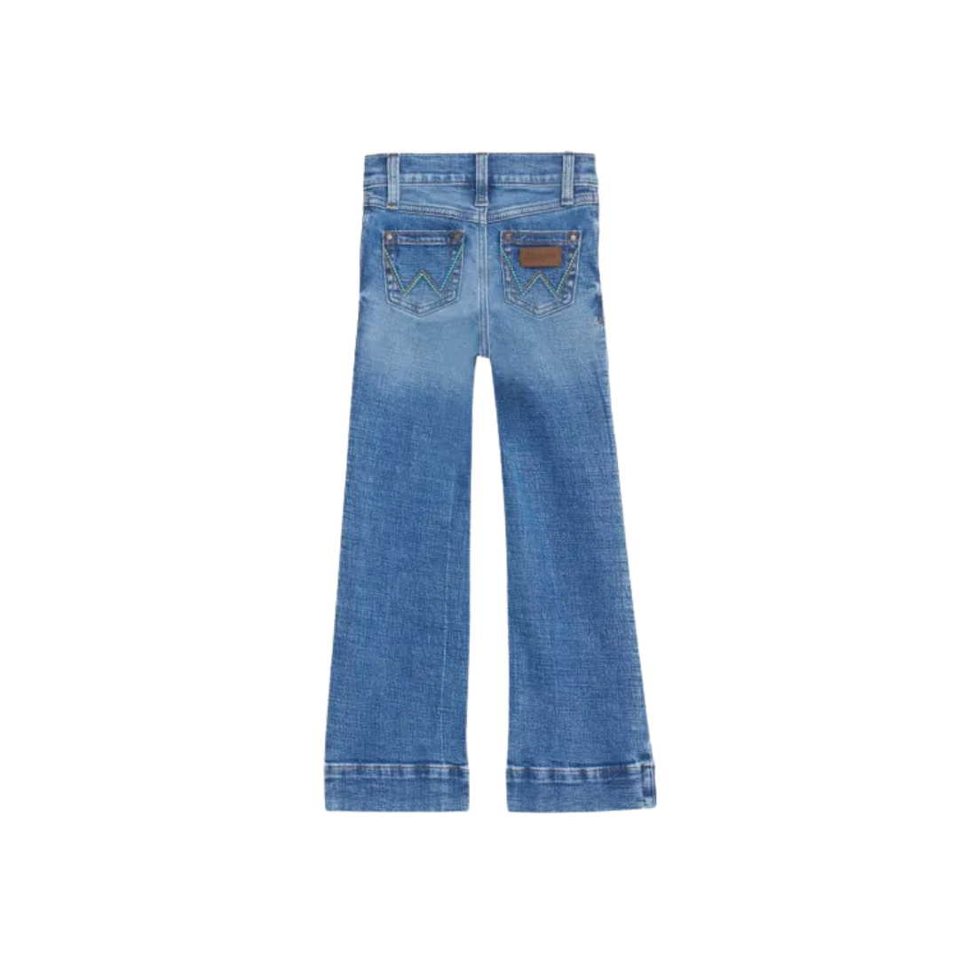 Wrangler Youth Girl's Embry Medium Wash Blue Jeans