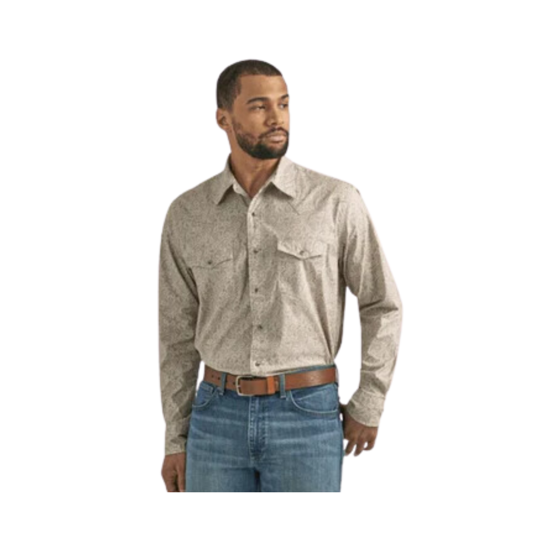 Wrangler Men's Competition Advanced Comfort Long Sleeve Shirt