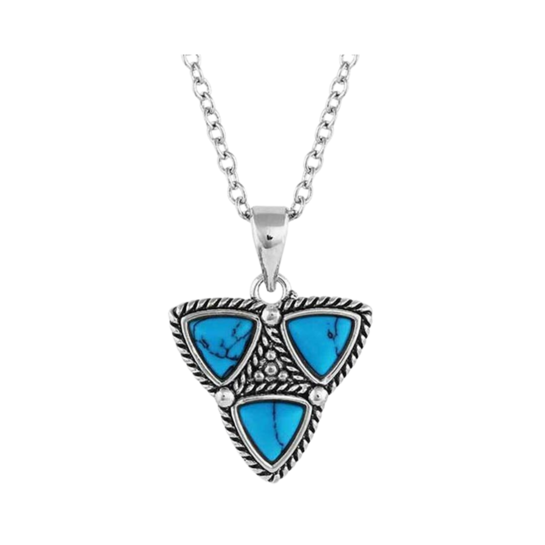 Montana Women's Silversmiths Trilogy Turquoise Necklace
