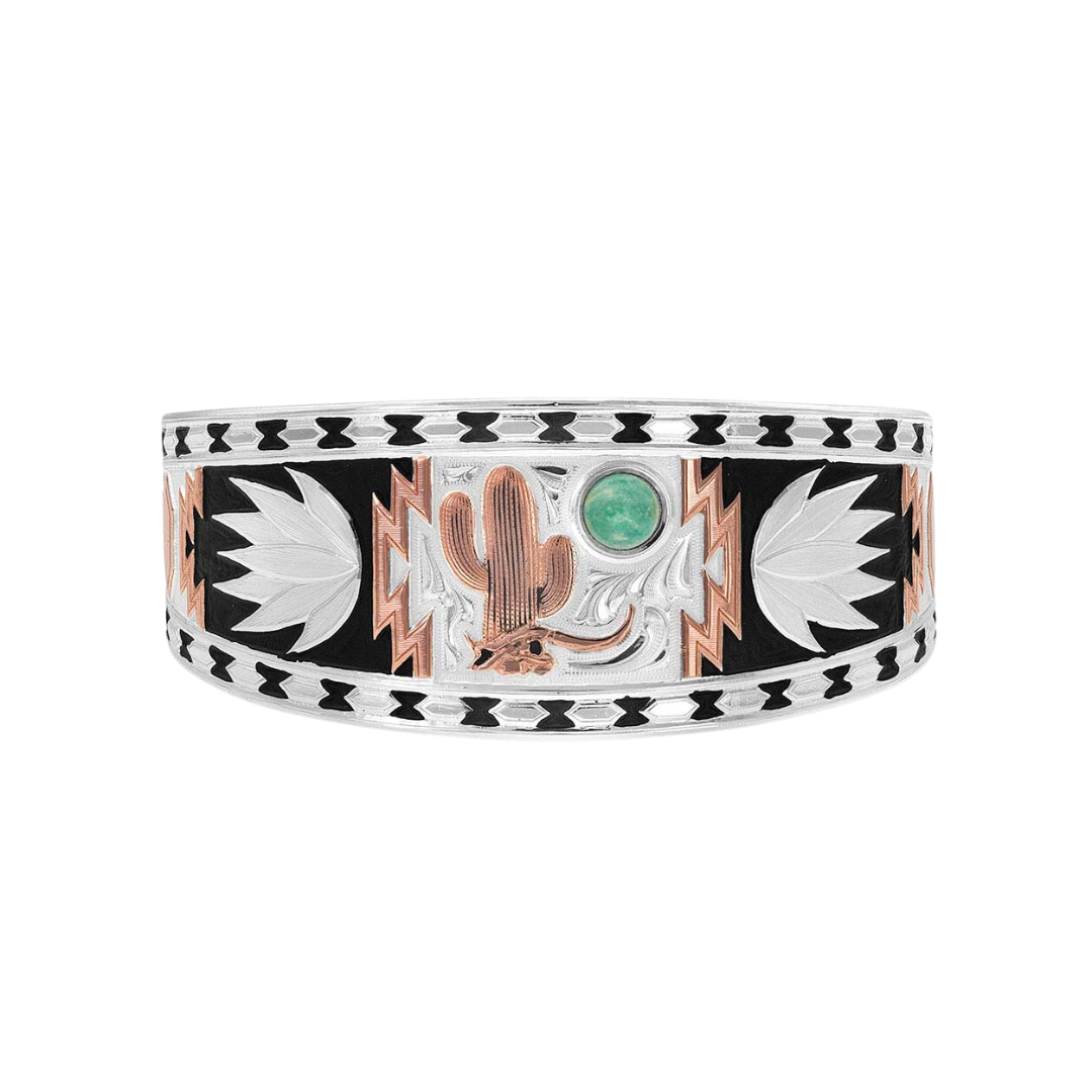 Montana Silversmiths Women's Desert Serenade Cactus Cuff Bracelet