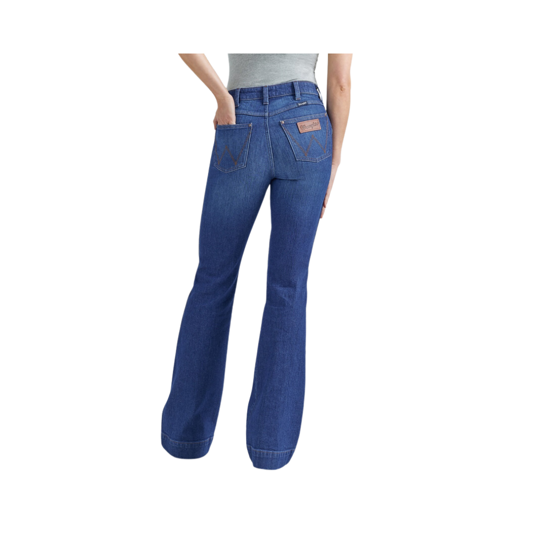 Wrangler Ladies Retro Bauler Trouser High Rise Jeans