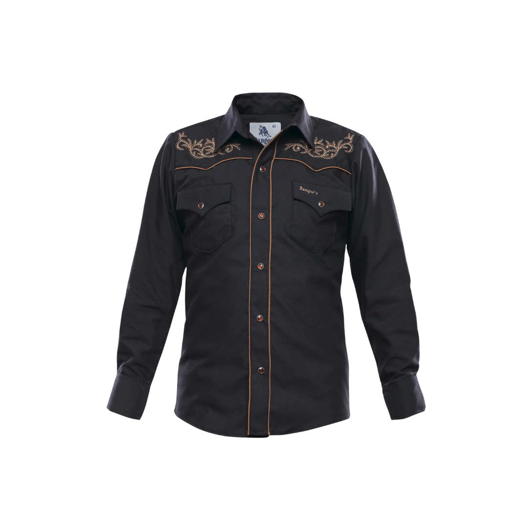 Rangers USA Boy's Toro Bravo Black Shirt