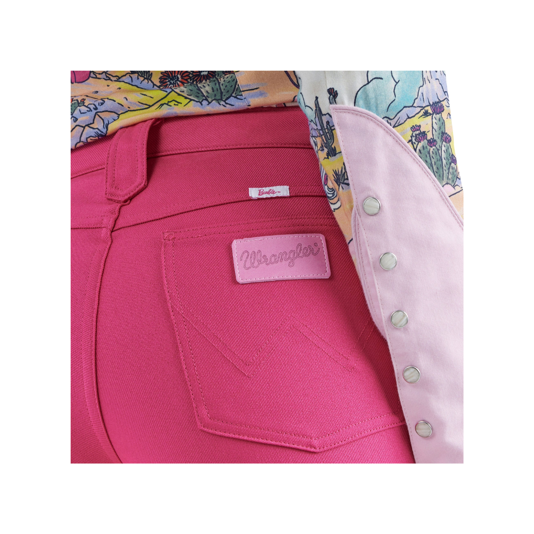 Wrangler Women's x Barbie Wrancher Pink Jeans