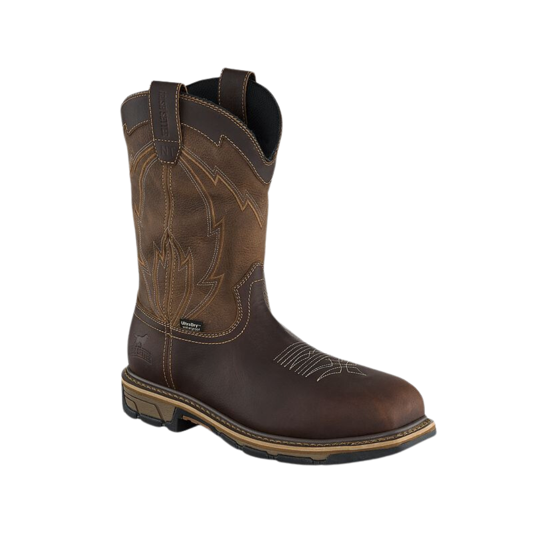 Irish Setter Men's Marshall Waterproof Leather Safety Brown Boots