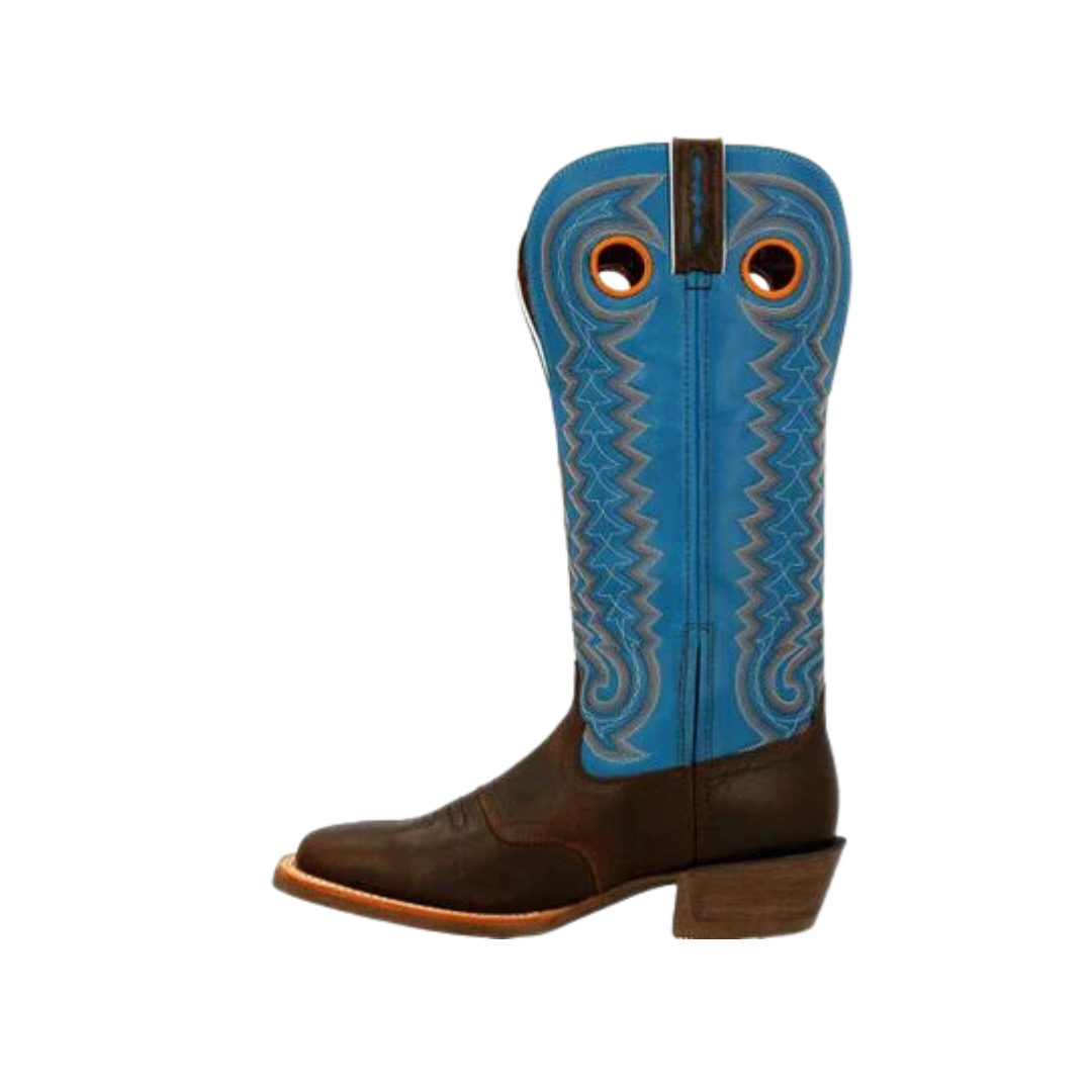 Rocky Men's Blue Buckaroo Western Saddle Boot