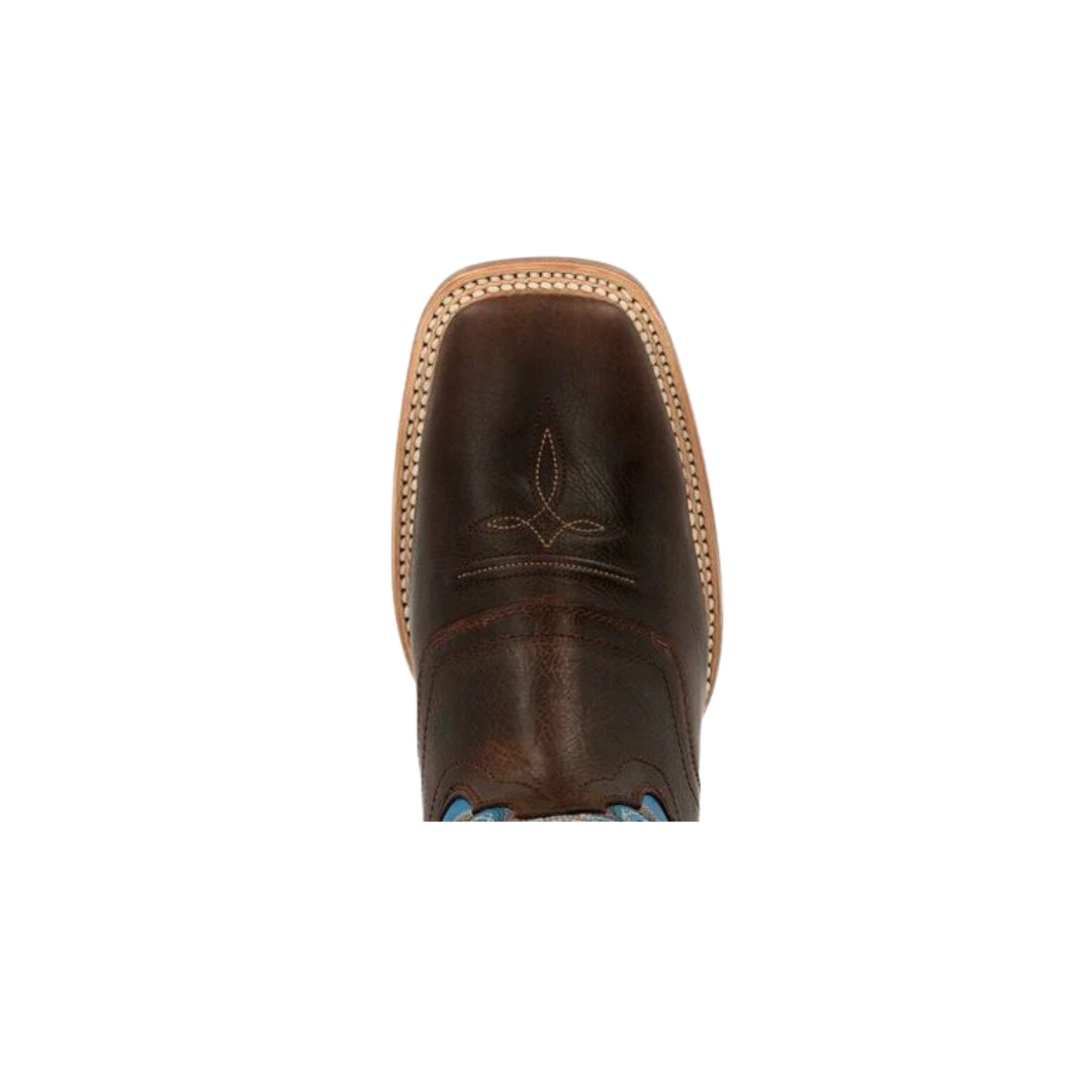 Rocky Men's Blue Buckaroo Western Saddle Boot