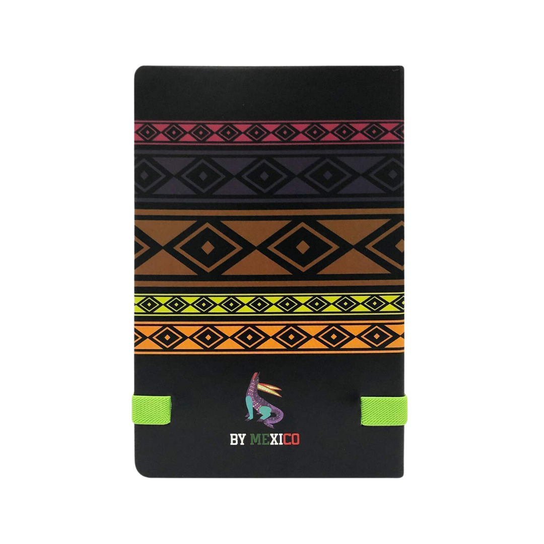 By Mexico Alebrije Black Lined 80 sheets Notebook