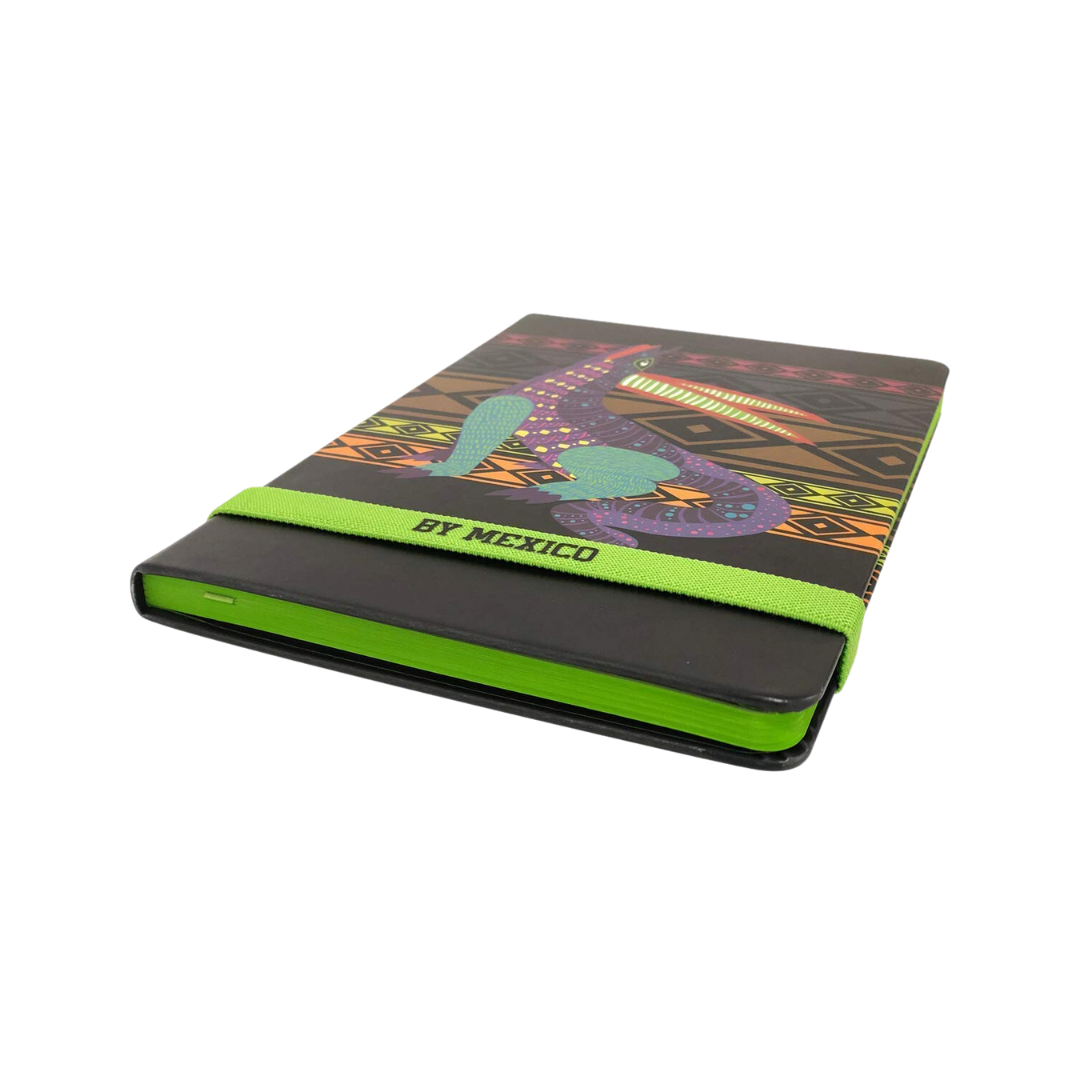 By Mexico Alebrije Black Lined 80 sheets Notebook