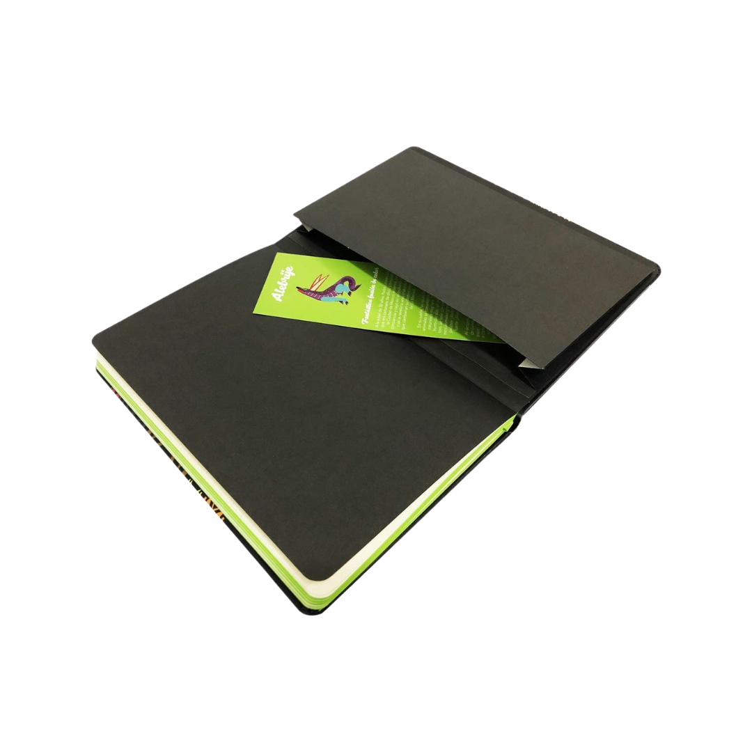 By Mexico Alebrije Black Lined 80 sheets Notebook