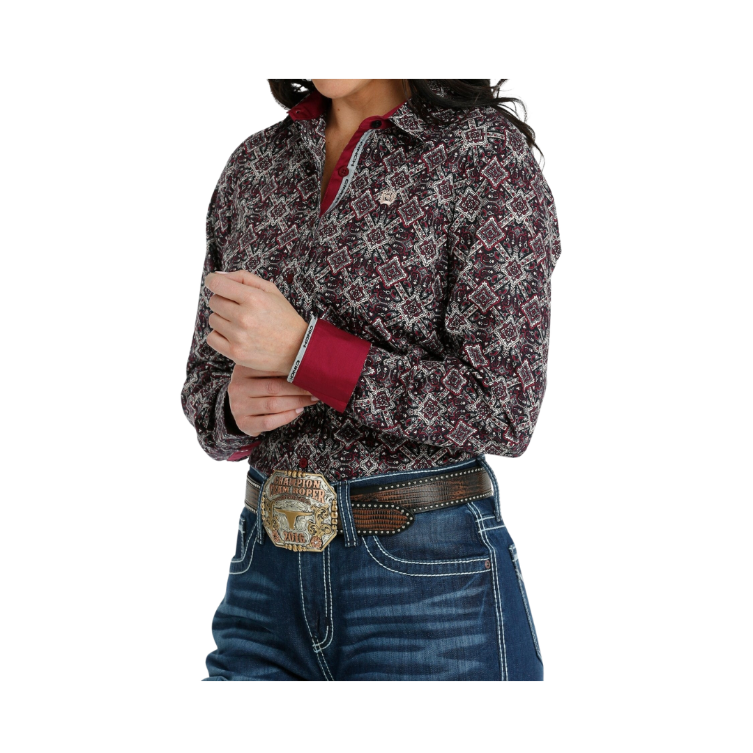 Cinch Women's Long Sleeve Button Down Western Shirt