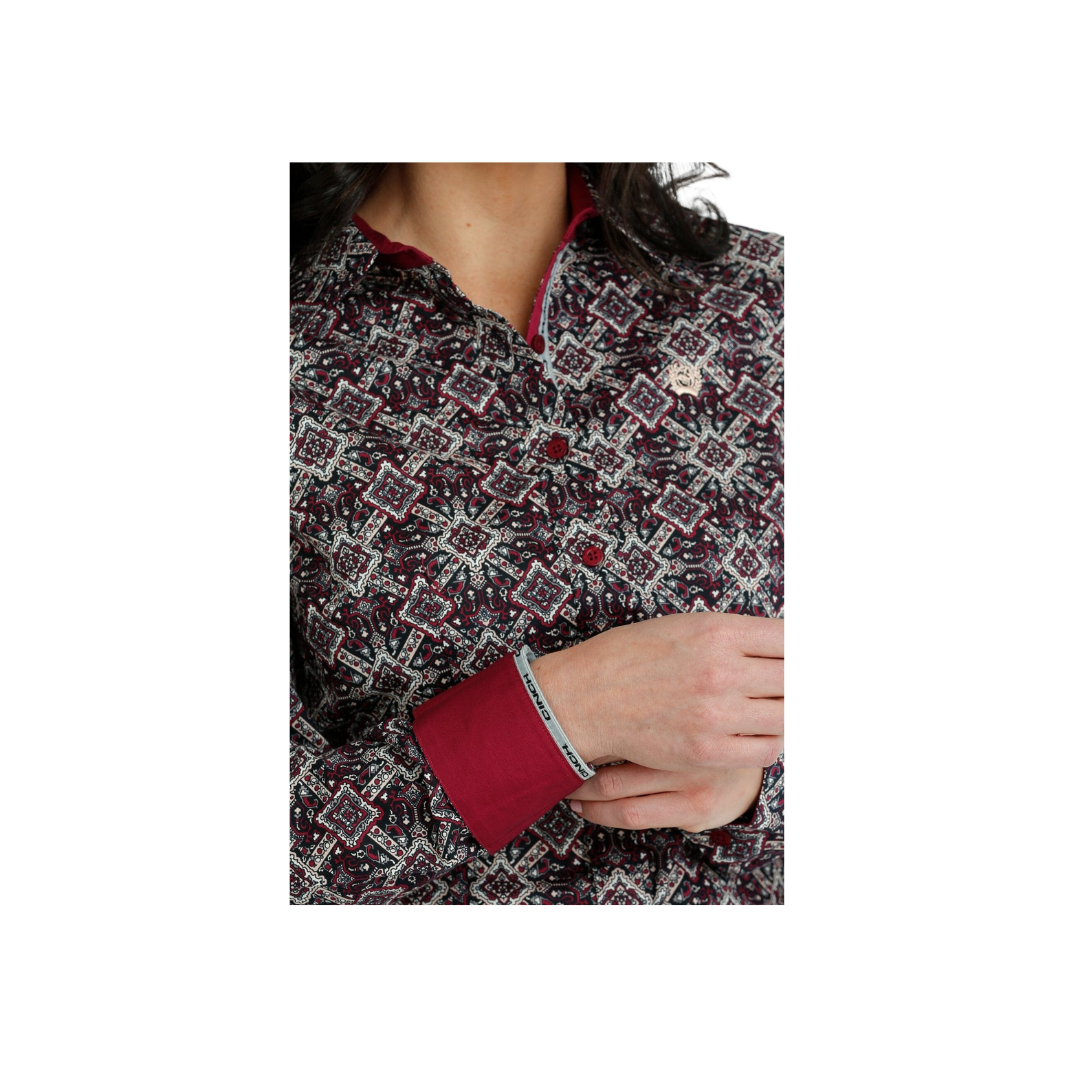 Cinch Women's Long Sleeve Button Down Western Shirt