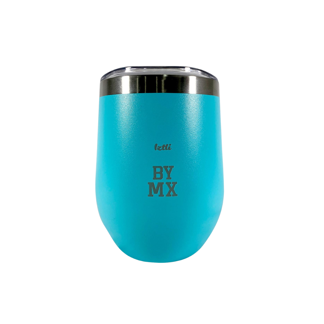 By Mexico Ajolote Iztli Azul Vaso Térmico