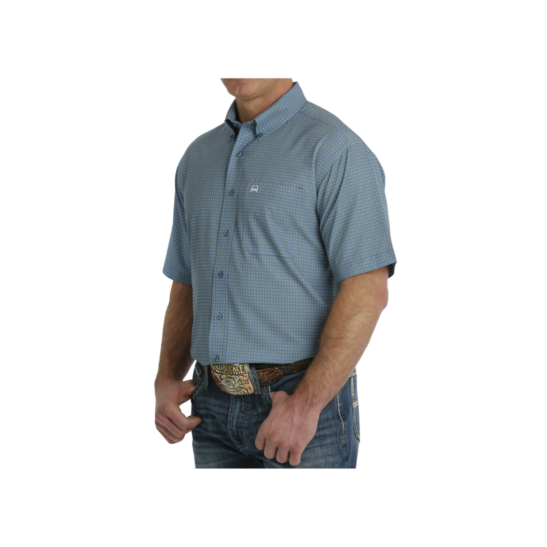 Cinch Men's Arenaflex Print Blue Shirt