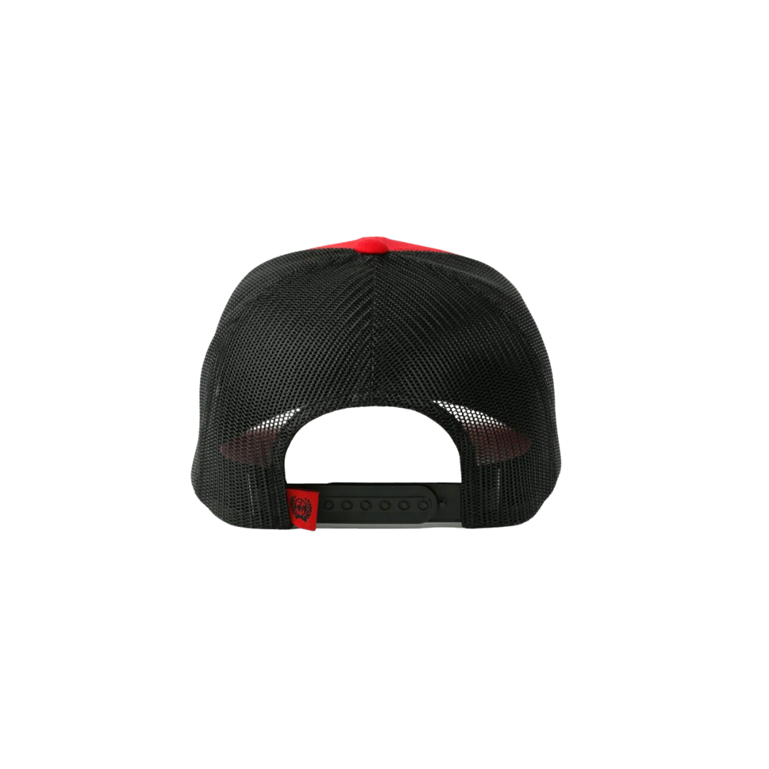 Cinch Unisex Trucker Cap Back Snapback Patch Mesh Red Cap