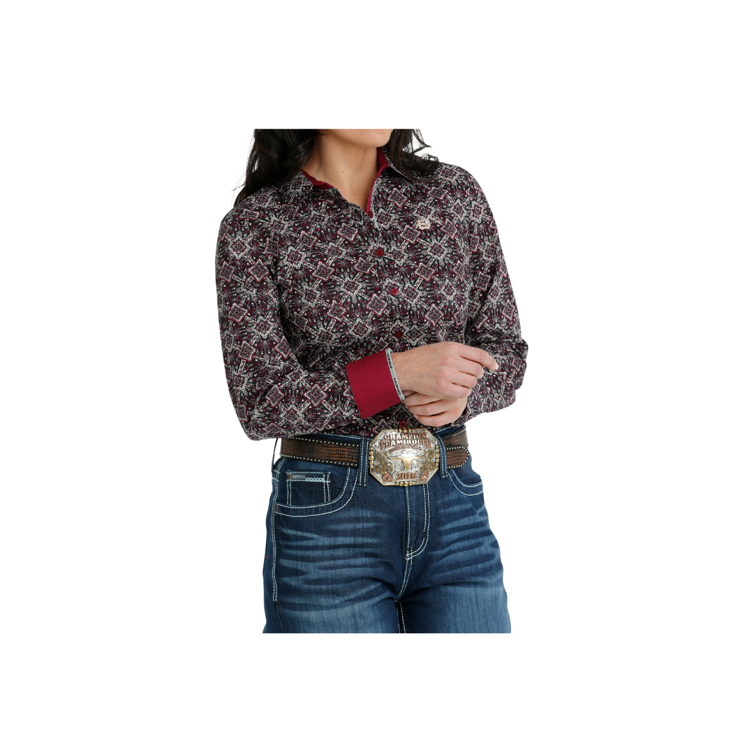 Cinch Women's Button Down Western Multicolor Shirt