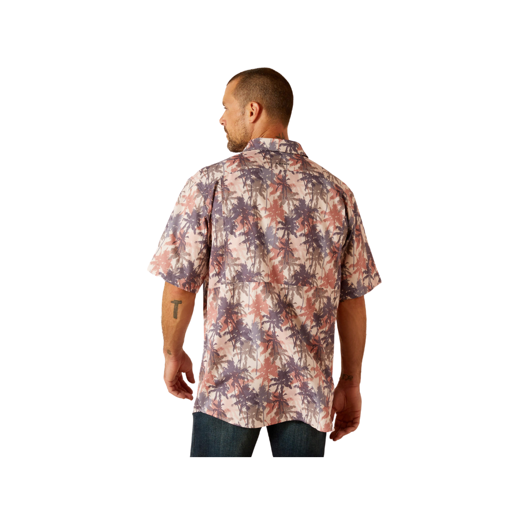 Ariat Men's Venttek Classic Fit Short Sleeve Suede Shirt