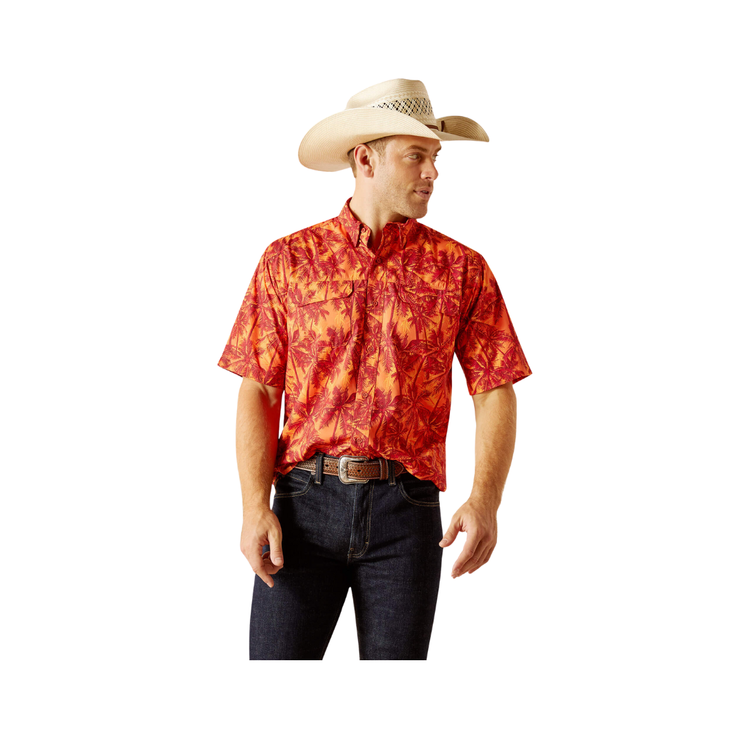 Ariat Men's Venttek Outbound Classic Fit Red Dwarf Shirt