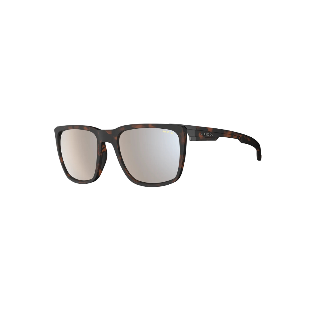 Bex Adams Unisex Tortoise Brown Brown Silver Sunglasses
