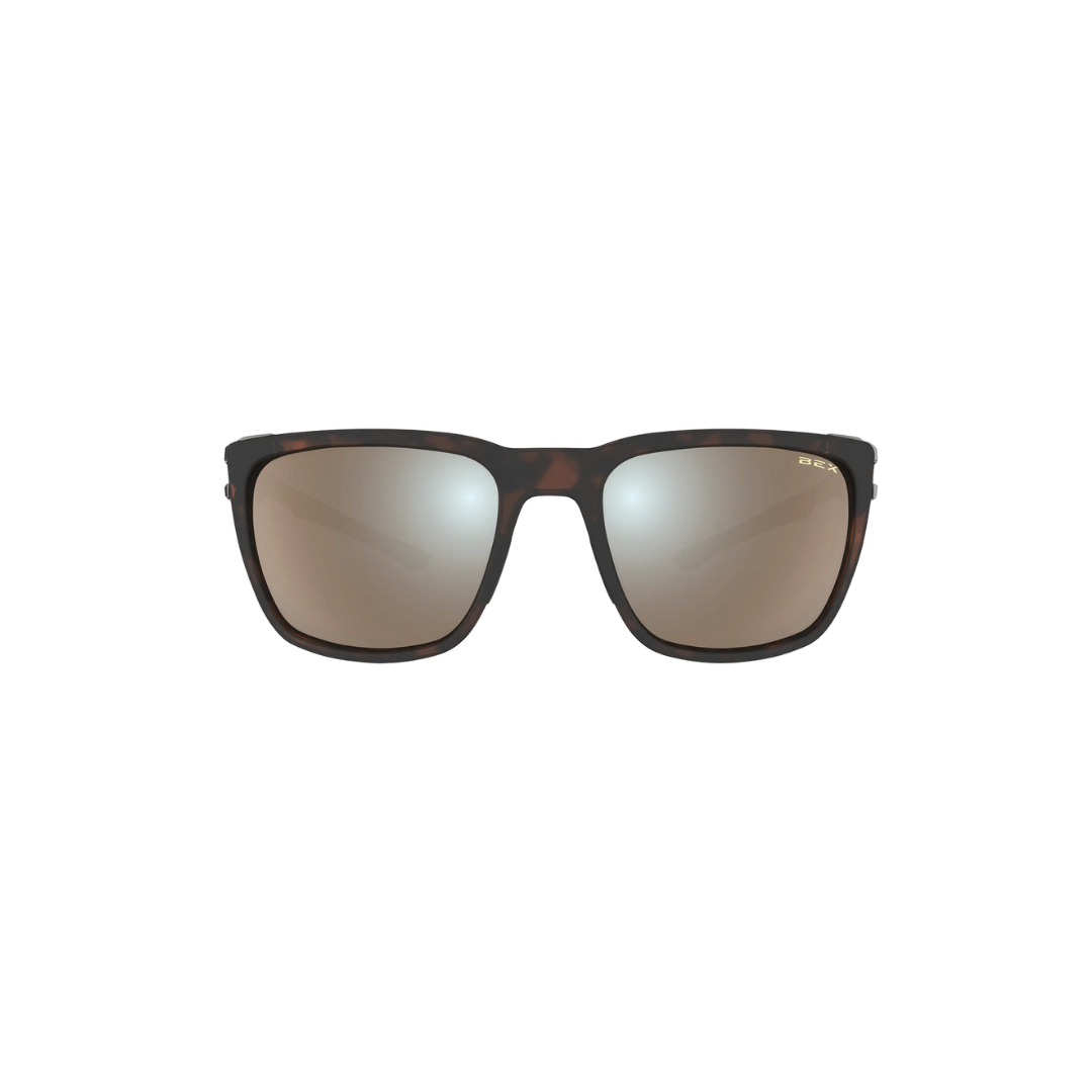 Bex Adams Unisex Tortoise Brown Brown Silver Sunglasses