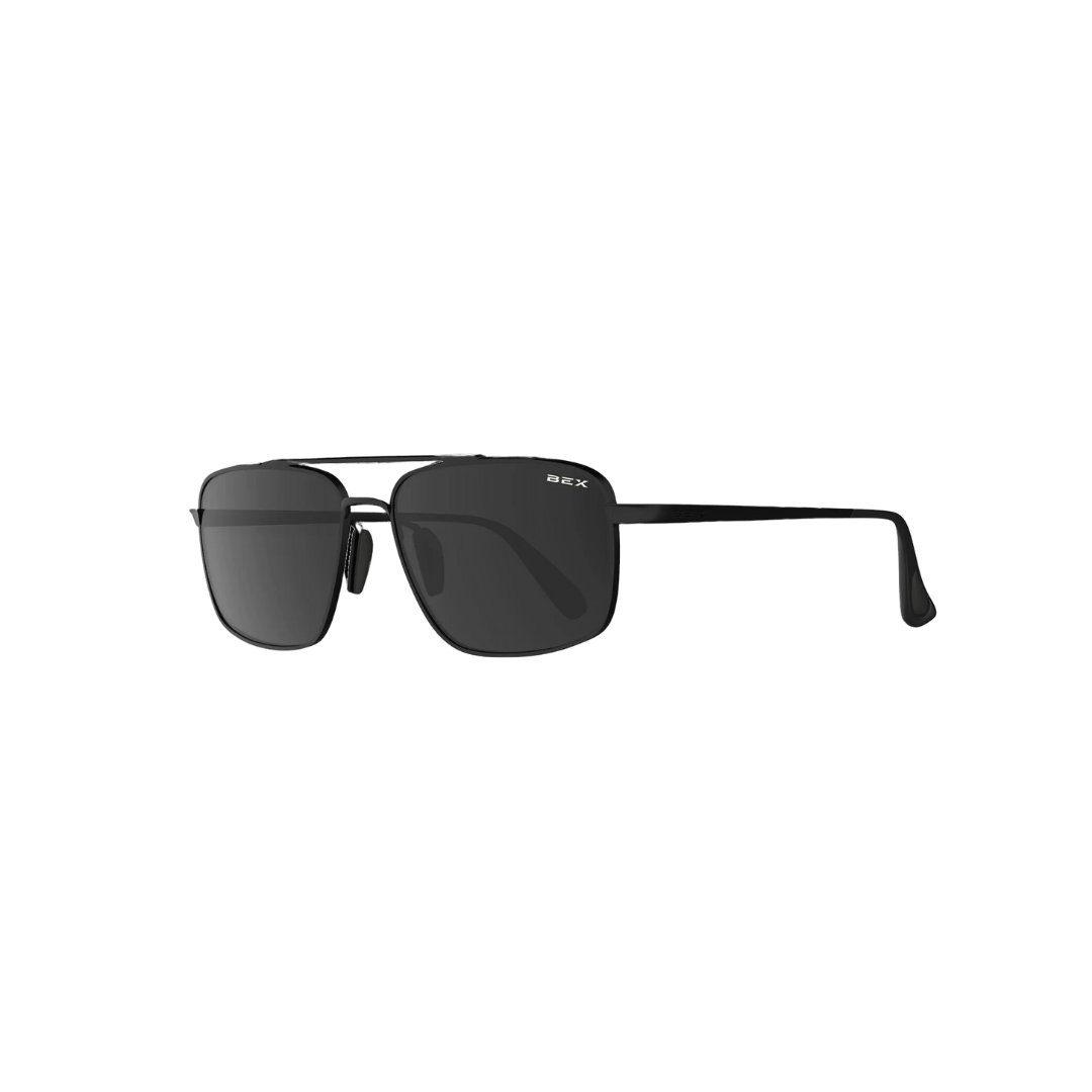 Bex Adams Unisex Accel Black Gray Sunglasses
