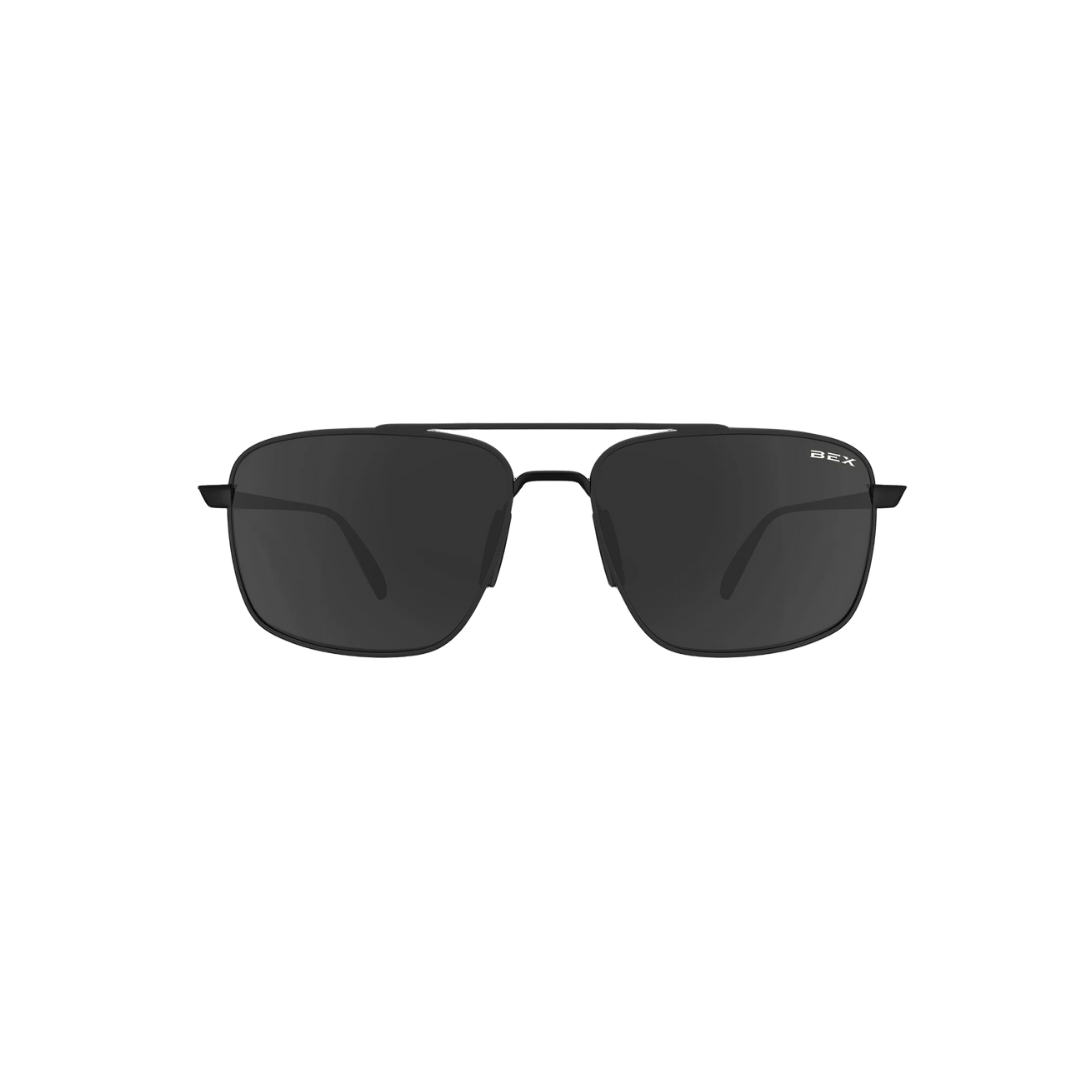 Bex Adams Unisex Accel Black Gray Sunglasses