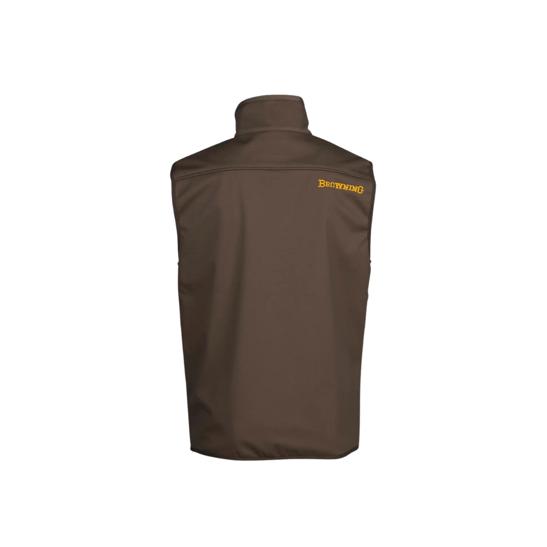 Browning Men's Soft Shell Major Brown Vest