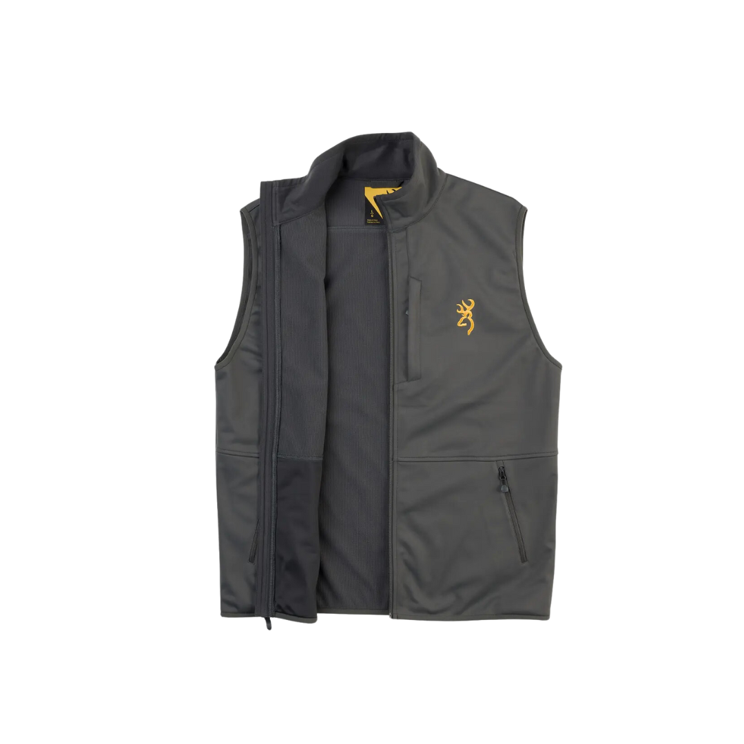 Browning Men's Soft Shell Grey Vest