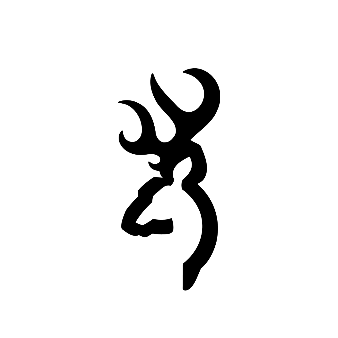 Browning Buckmark 4 Black Decal