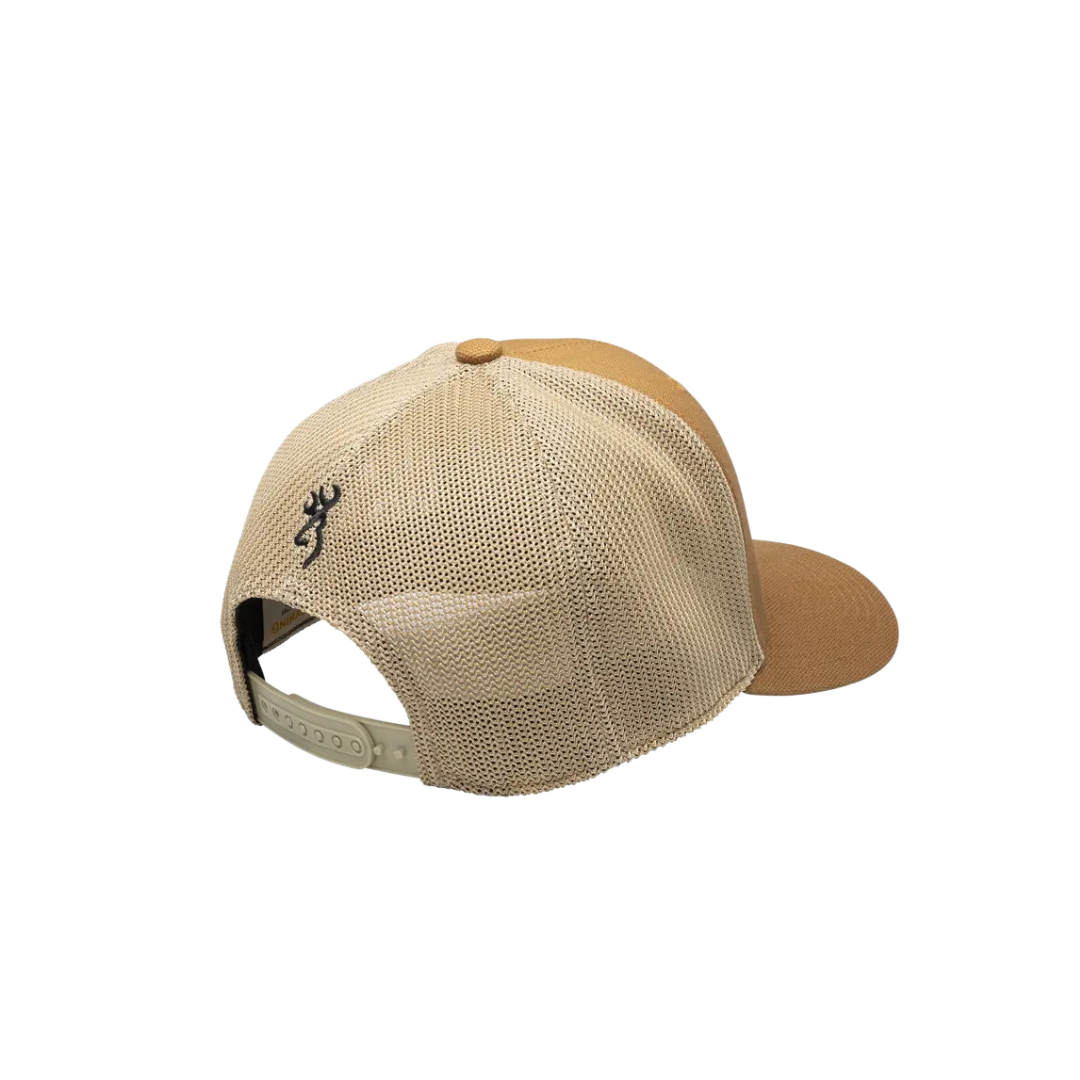 Browning Men's Fairfield Snap Back Tan Cap