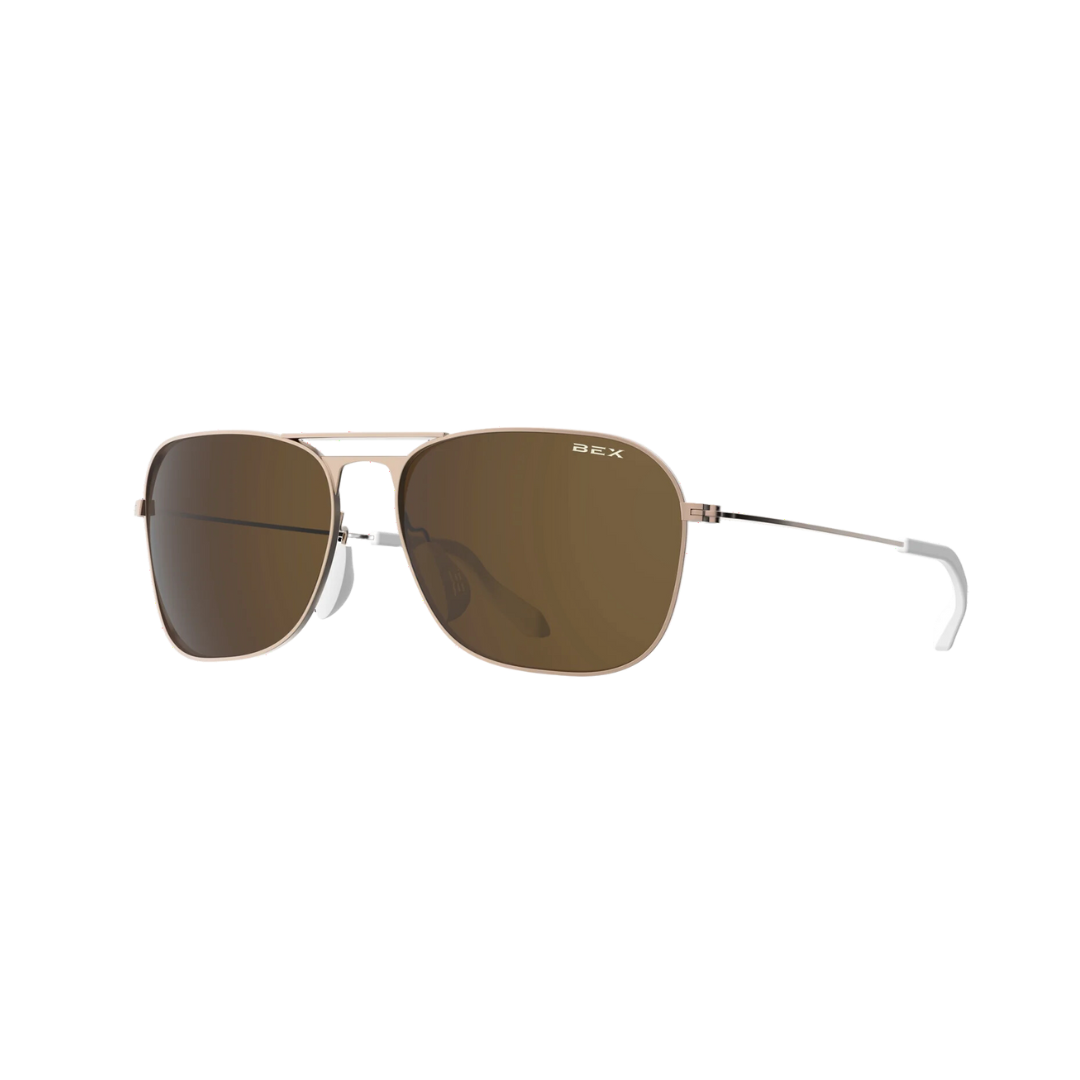 Bex Ranger Rose Gold Brown Glasses