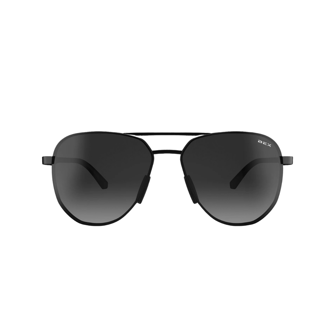 Bex Welvis Black Gray Glasses