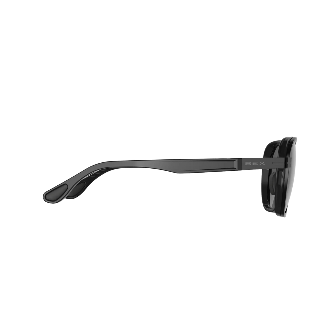 Bex Sable Black Gray Glasses