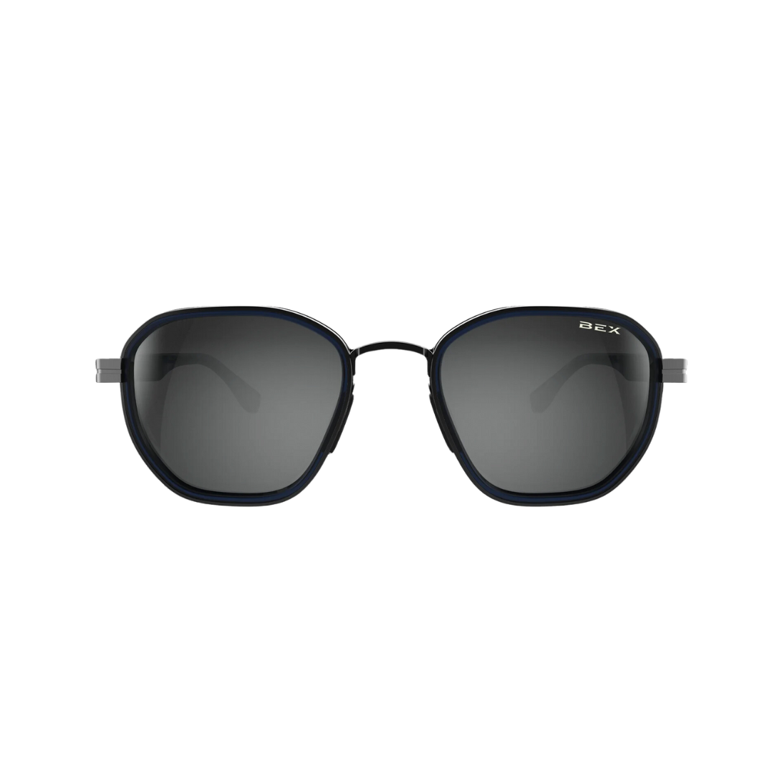 Bex Sable Gunmetal Gray Silver Glasses