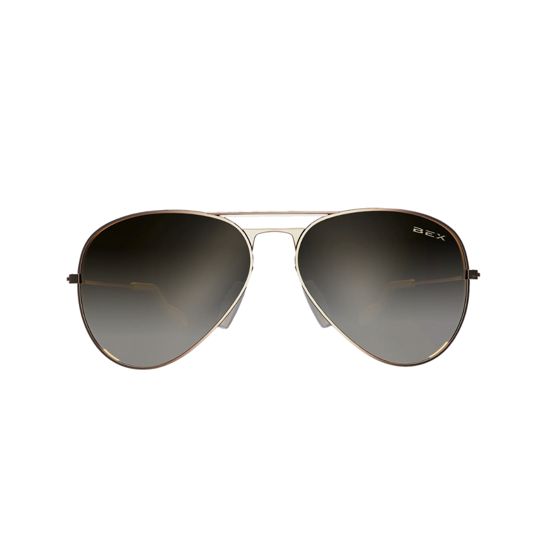 Bex Wesley Rose Gold Brown Glasses