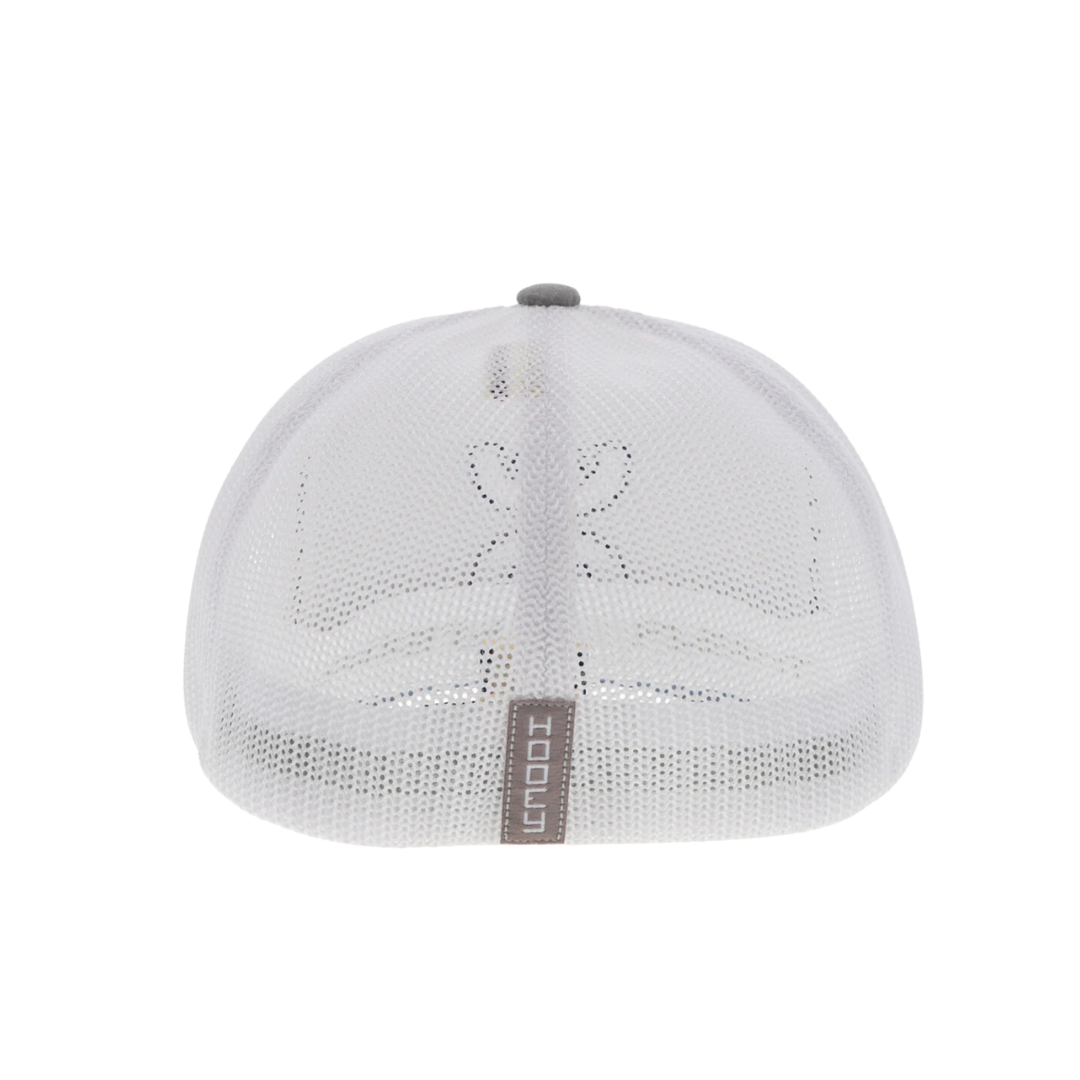 Hooey Men's Coach Flexfit Grey White Hat