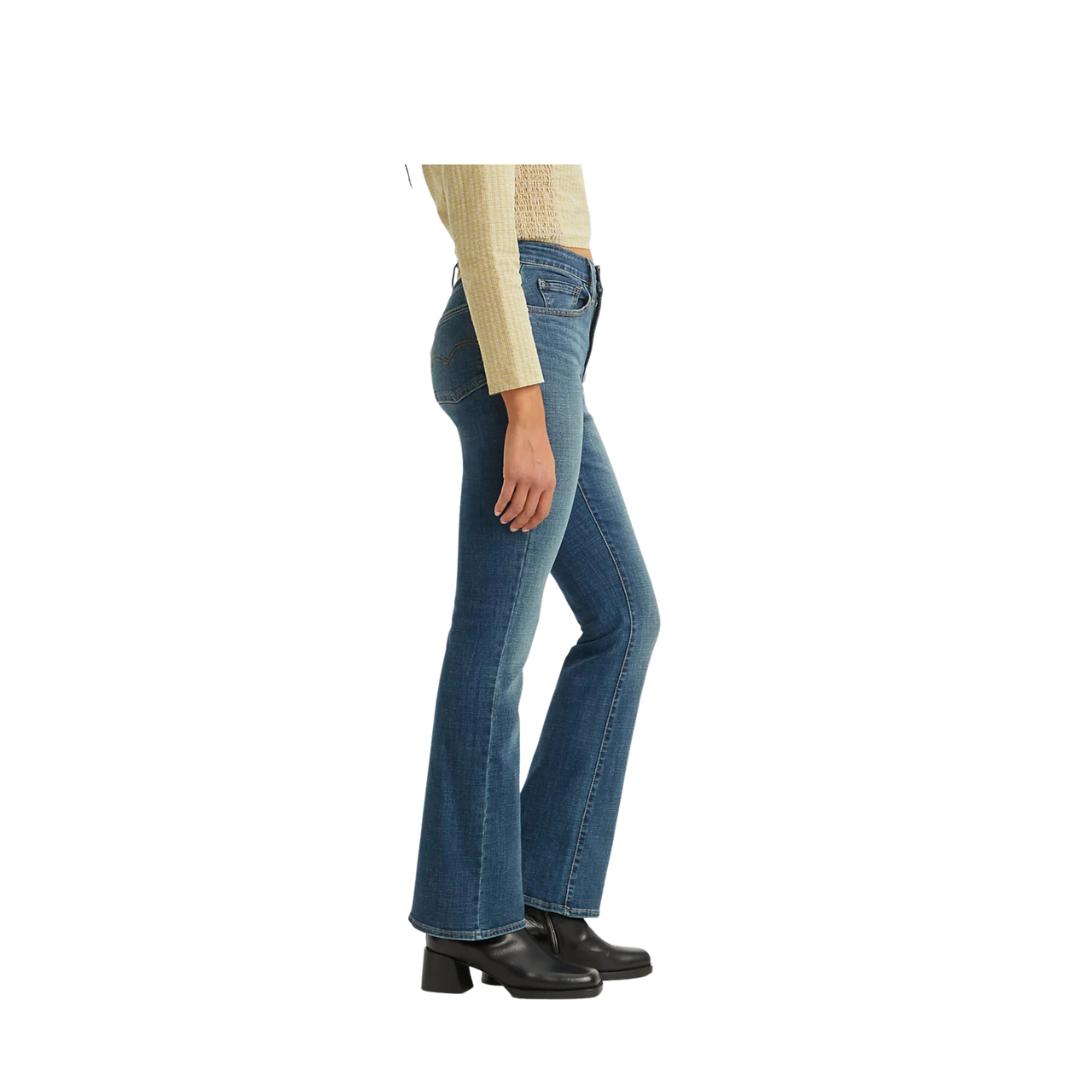 Levi Strauss Women's 725 High Rise Bootcut Dark Blue Jeans