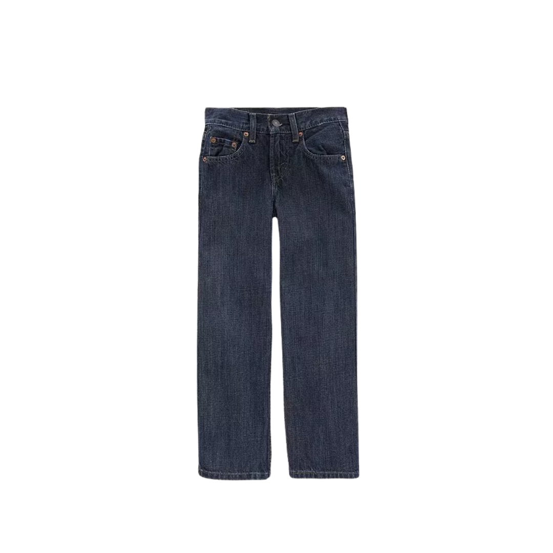 Levi Strauss Kid's Big Boys 8-20 Husky 550 Relaxed Fit Dark Blue Jeans