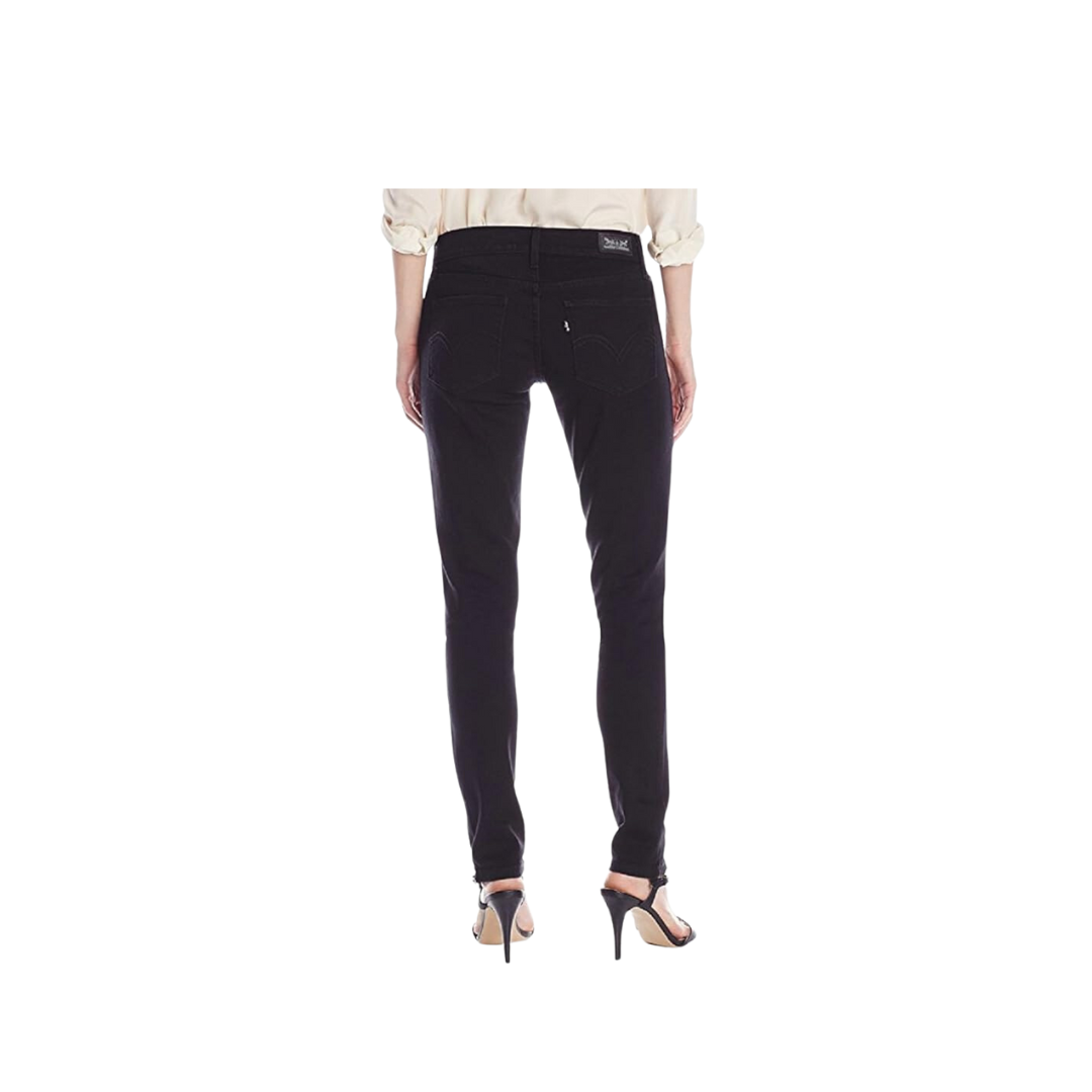 Levi's Women's 524 Skinny Black Sateen Jeans