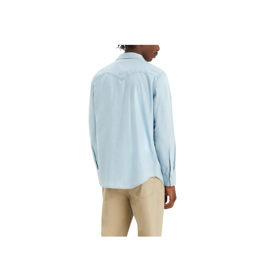 Levi's Men's Classic Western Light Blue Shirt