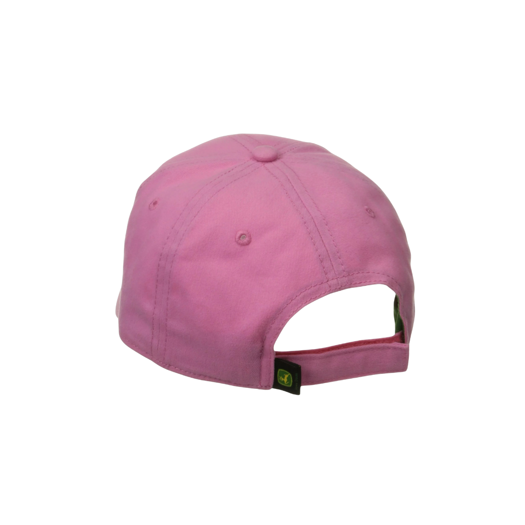 John Deere Kid's Logo Girl's Pink Hat Cap