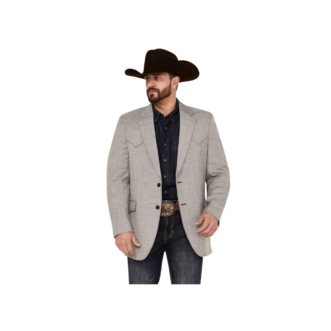 Sidran Men's Circle S Houston Sports Grey Coat