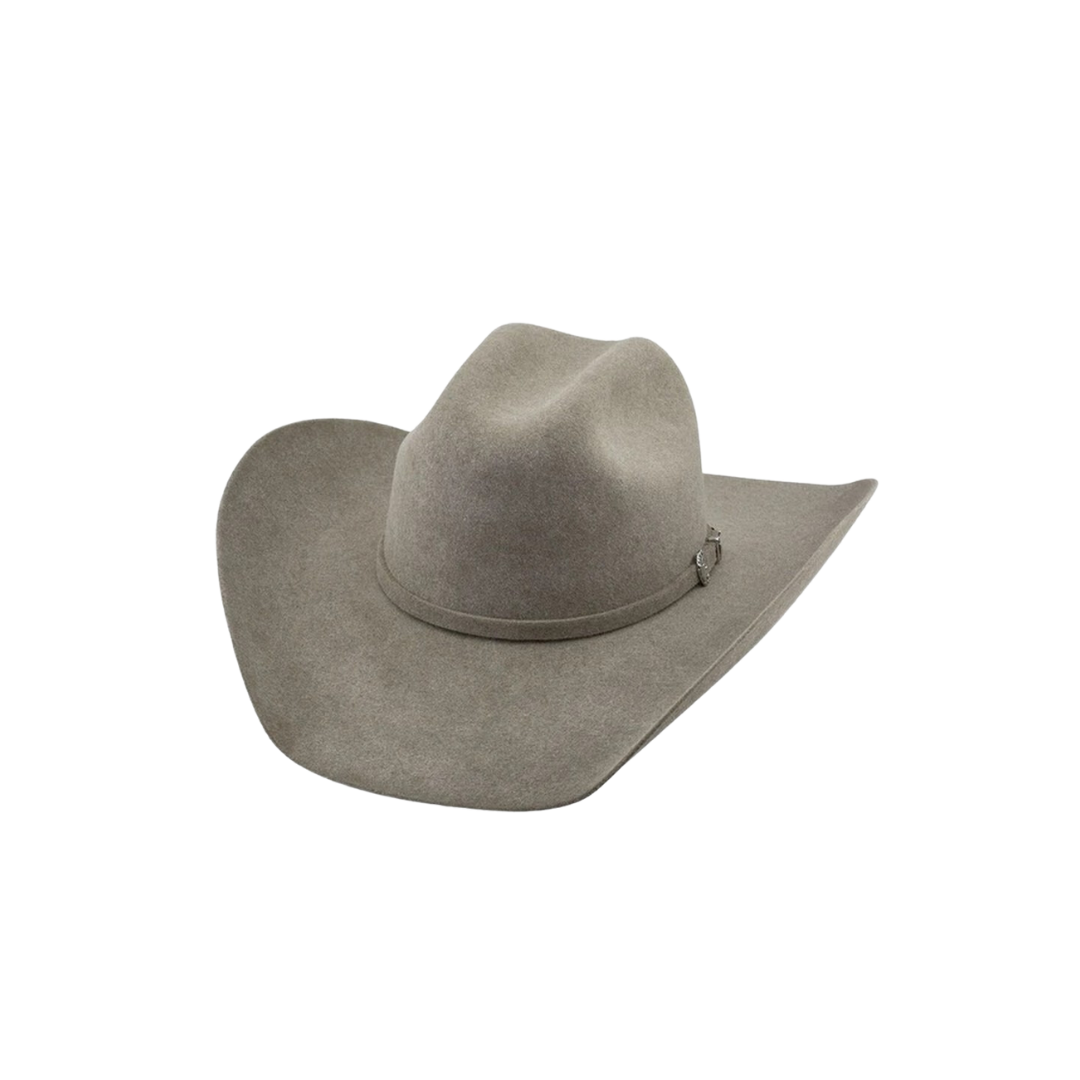 Milano Justin Bent Rail Kermit 6X Felt Cowboy Natural Hat