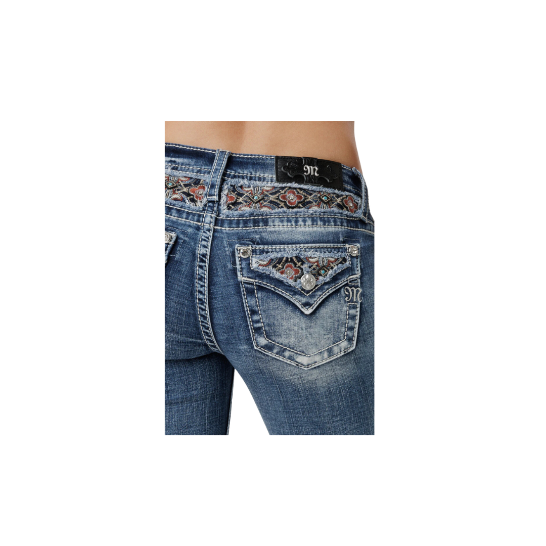 Miss Me Women's Autumn Rhapsody Bootcut Medium Wash Jeans