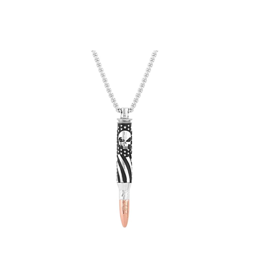 Montana I'll Cover You Sniper Bullet Necklace
