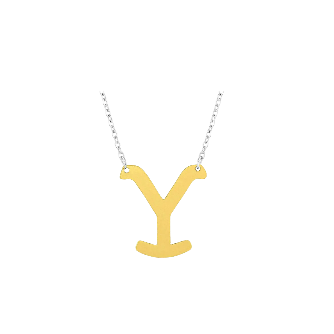 Montana Silversmiths Yellowstone Brand Gold Necklace