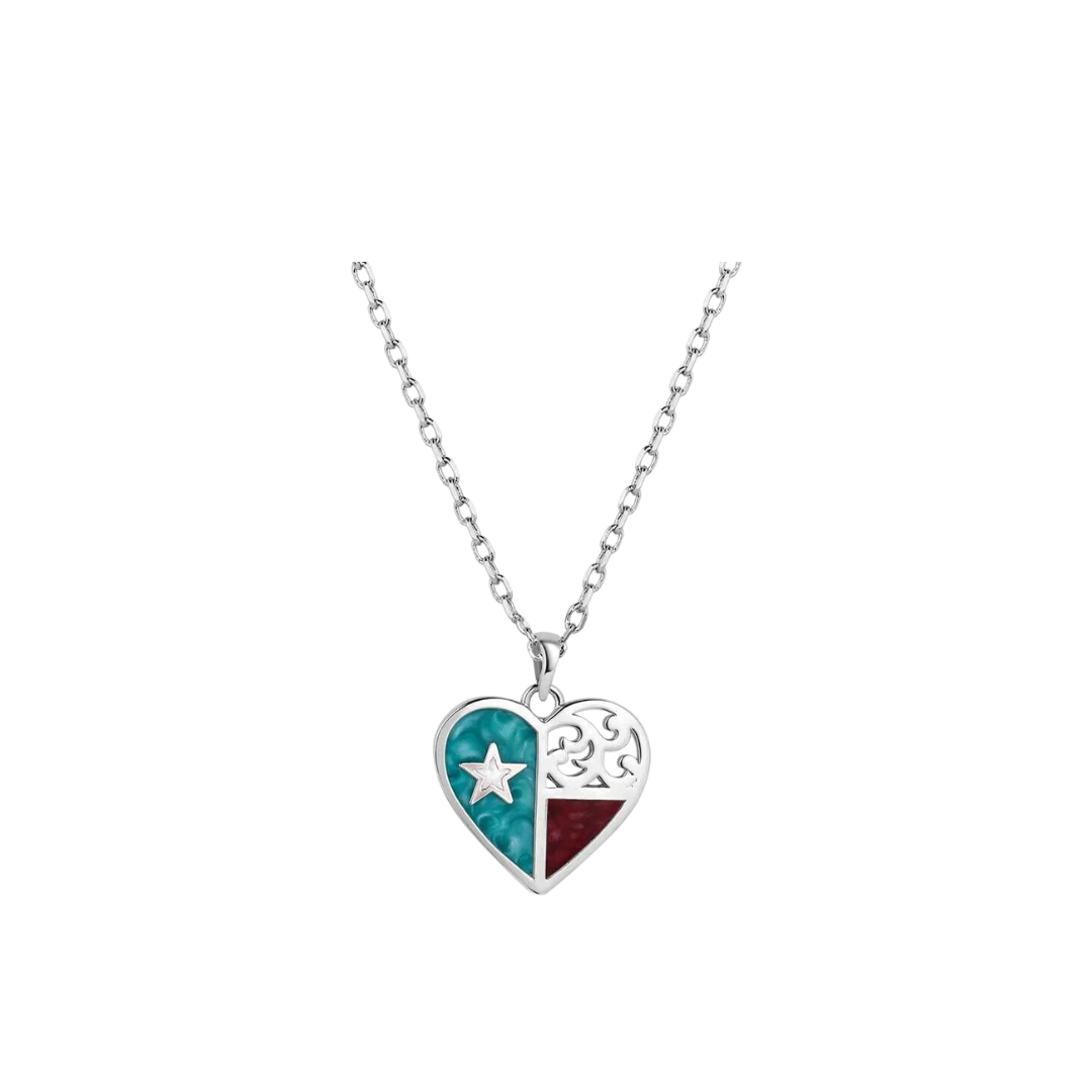 Montana Women's Love for Texas Necklace