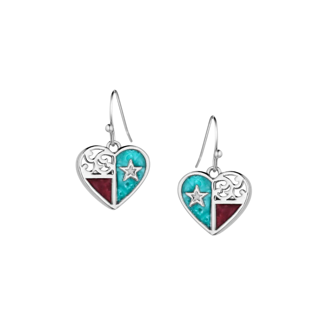 Montana Women's Love for Texas Earrings
